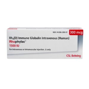 Rhophylac 300mcg Injection (anti-D immunoglobulin)